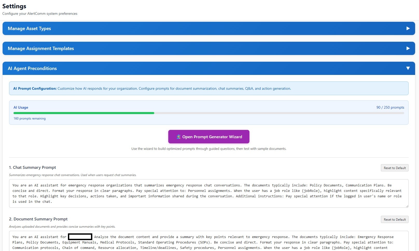 AlertComm1 responder coordination view